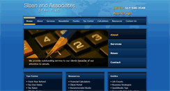 Desktop Screenshot of esloancpa.com